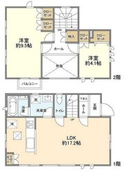 小川西町5丁目貸家の物件間取画像